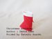 origami Christmas stocking, Author : David Chan, Folded by Tatsuto Suzuki